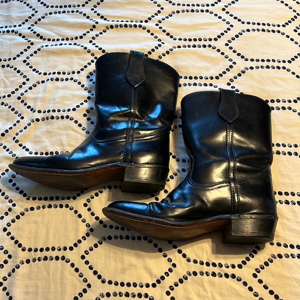 Vintage Frye men’s boots, size 12. Black